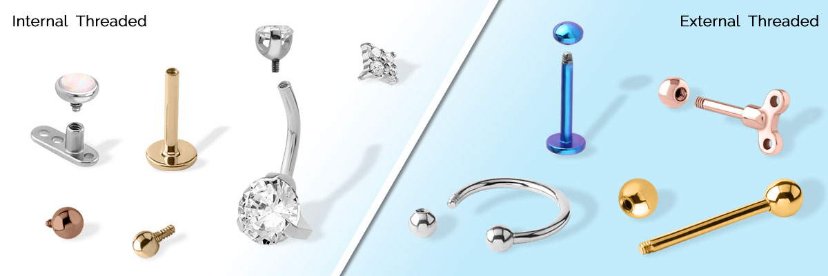 Internal Threading vs External Threading Body Jewelry Salamander