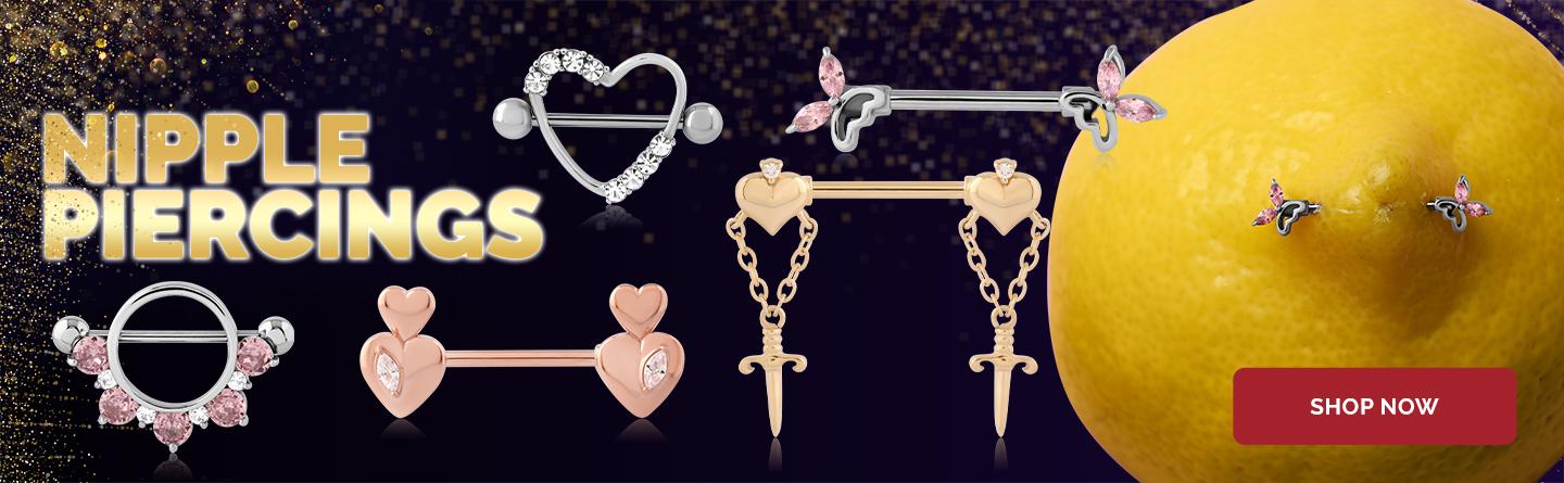 Stand out with nipple piercings