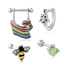 Tragus And Helix Piercing