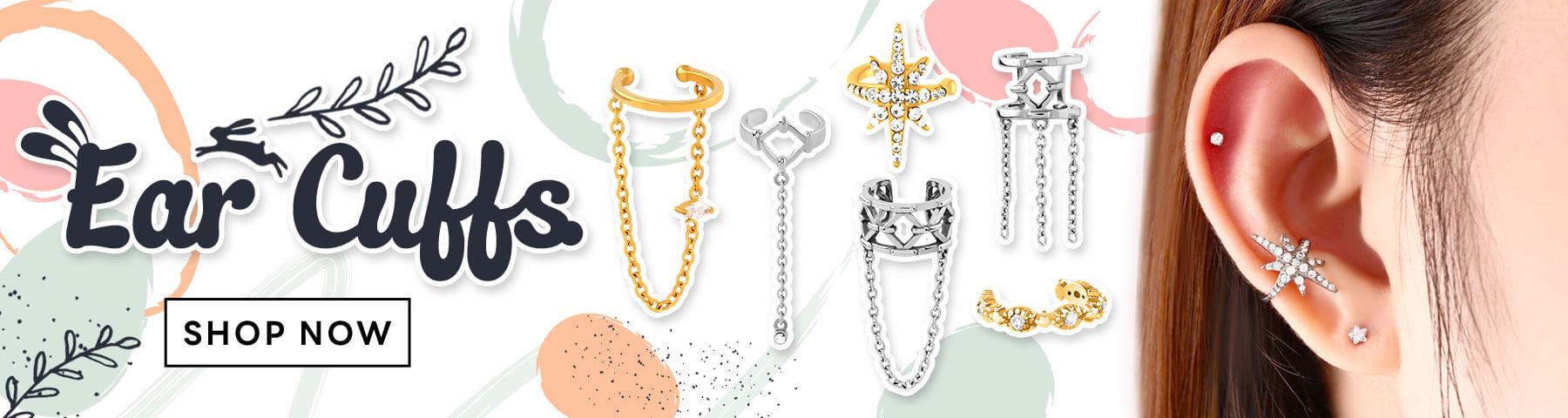 Browse our newest ear cuffs
