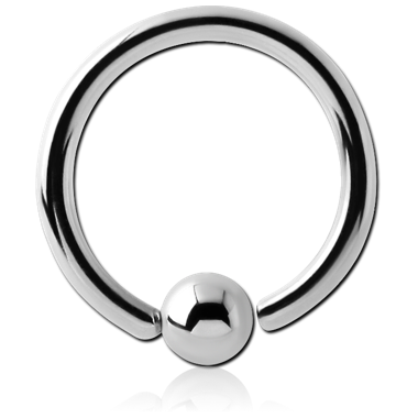 STERILE SURGICAL STEEL FIXED BEAD RING