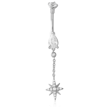 316L SURGICAL STEEL NAVEL BANANA