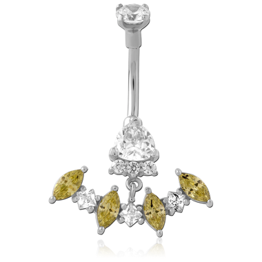 316L SURGICAL STEEL NAVEL BANANA
