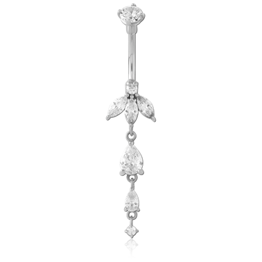 316L SURGICAL STEEL NAVEL BANANA