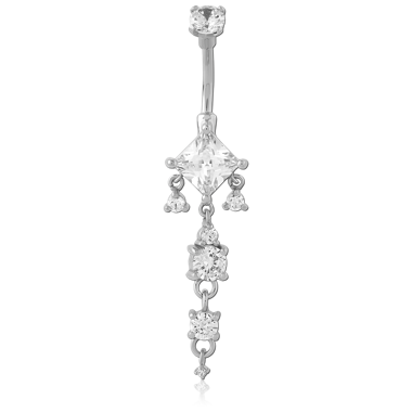 316L SURGICAL STEEL NAVEL BANANA