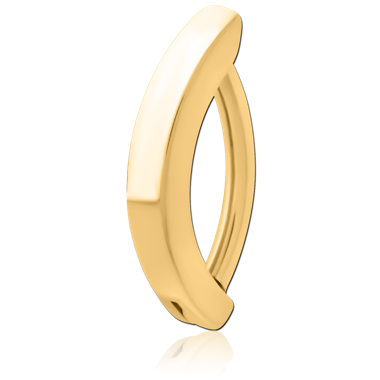 GOLD PVD COATED TITANIUM BELLY CLICKER