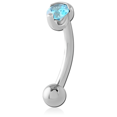 316L SURGICAL STEEL CURVED MICRO BARBELL