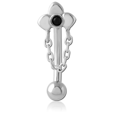 316L SURGICAL STEEL CURVED MICRO BARBELL