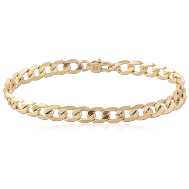 GOLD PVD 18K COATED STAINLESS STEEL BRACELET