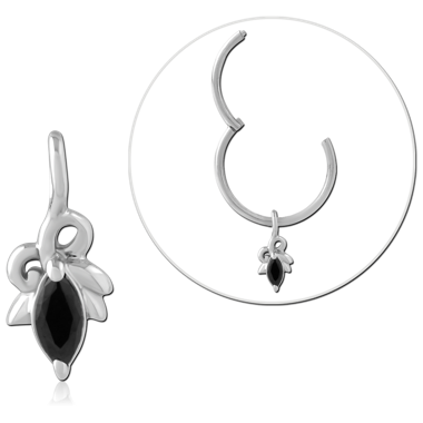 STERLING SILVER 925 JEWELED CHARM