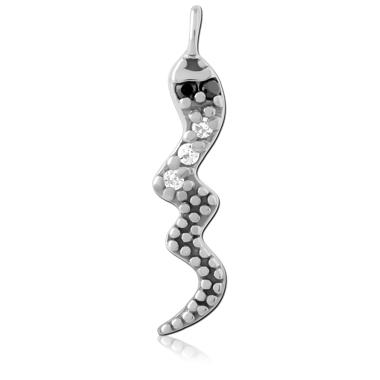 STERLING SILVER 925 JEWELED CHARM