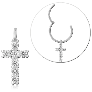 STERLING SILVER 925 JEWELED CHARM