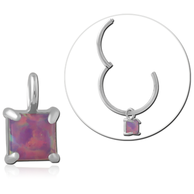 STERLING SILVER 925 JEWELED CHARM