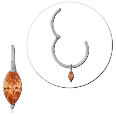 STERLING SILVER 925 JEWELED CHARM