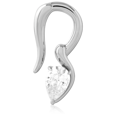 316L SURGICAL STEEL CLAW EAR WEIGTH LEFT SIDE