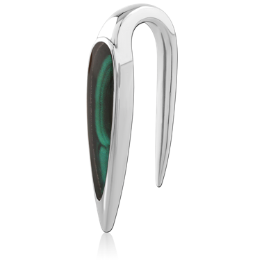316L SURGICAL STEEL CLAW EAR WEIGTH RIGHT SIDE