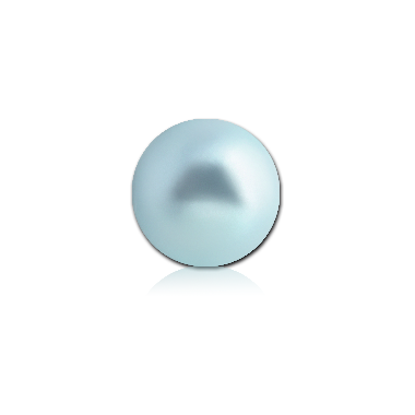 SYNTHETIC PEARL BALL FOR BALL CLOSURE RING
