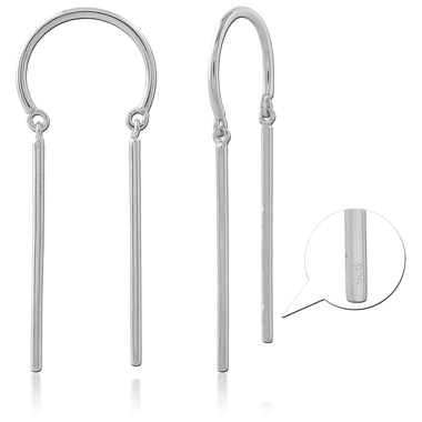 STERLING SILVER 925 EARRINGS PAIR