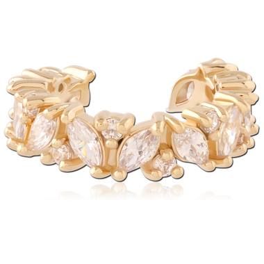 GOLD PLATED 18K BRASS EAR CUFF