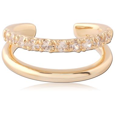 GOLD PLATED 18K BRASS EAR CUFF