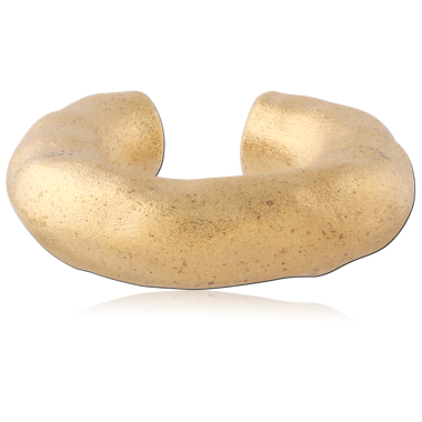 GOLD PVD 18K COATED SURGICAL STEEL EAR CUFF