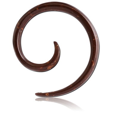 ORGANIC EAR SPIRAL COCONUT SHELL