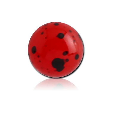 ACRYLIC BLACK SPOTS MICRO BALL