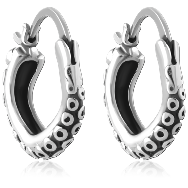 316LSURGICAL STEEL HOOP EARRINGS PAIR
