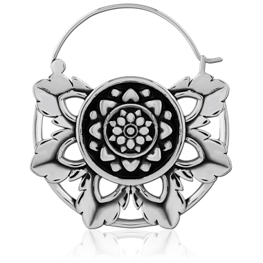 316L SURGICAL STEEL HOOP EARRING FOR TUNNEL