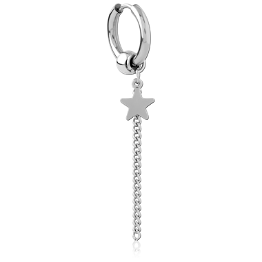 316L SURGICAL STEEL STERILE FASHION HOOP EARRING