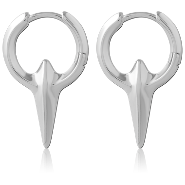 316L SURGICAL STEEL HUGGIES PAIR