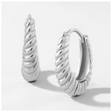 316L SURGICAL STEEL HUGGIE EARRING