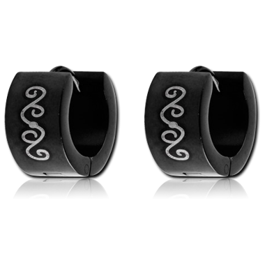 PAIR OF STAINLESS STEEL HUGGIES