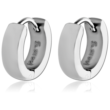 PAIR OF STAINLESS STEEL HUGGIES