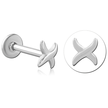 SURGICAL STEEL INTERNALLY THREADED MICRO LABRET