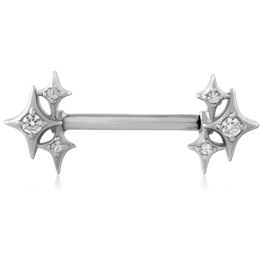 316L SURGICAL STEEL INTERNAL NIPPLE BARBELL