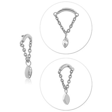 STERILE TITANIUM JEWELED MICRO ATTACHMENT FOR 1.2MM INTERNALLY THREADED PINS