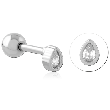 316L SURGICAL STEEL TRAGUS MICRO BARBELL
