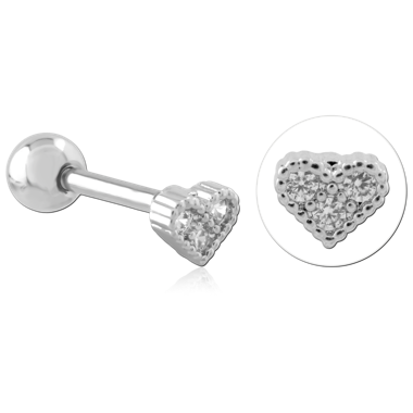 316L SURGICAL STEEL TRAGUS MICRO BARBELL