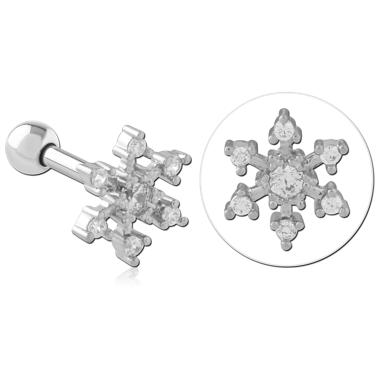 316L SURGICAL STEEL TRAGUS MICRO BARBELL