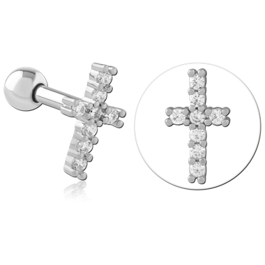 316L SURGICAL STEEL TRAGUS MICRO BARBELL