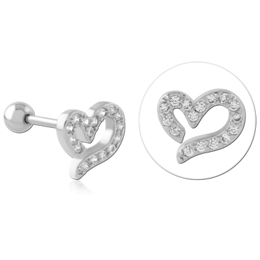 316L SURGICAL STEEL TRAGUS MICRO BARBELL