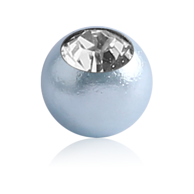 STERILE SYNTHETIC PEARL JEWELED BALL