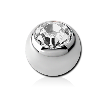 STERILE TITANIUM PREMIUM CRYSTAL JEWELED BALL