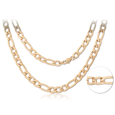 GOLD PVD 18K COATED STAINLESS STEEL NECKLACE