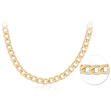 GOLD PVD 18K COATED STAINLESS STEEL NECKLACE
