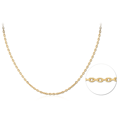 GOLD PVD 18K COATED STAINLESS STEEL NECKLACE