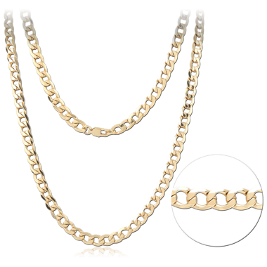 GOLD PVD 18K COATED STAINLESS STEEL NECKLACE
