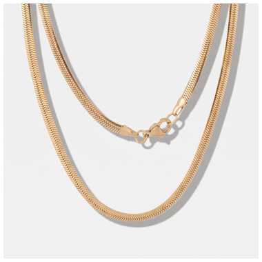GOLD PVD 18K COATED STAINLESS STEEL NECKLACE