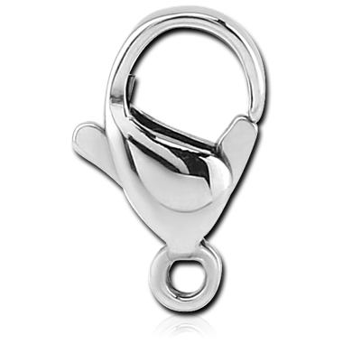 SURGICAL STEEL LOBSTER LOCKER WITH STAMPING STAINLESS STEEL 316L